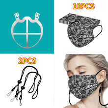 Load image into Gallery viewer, Adjustable 3D Mask Bracket Breathing Smoothly(5PCS)