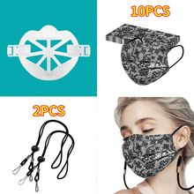 Load image into Gallery viewer, Adjustable 3D Mask Bracket Breathing Smoothly(5PCS)