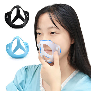 New Silicone Benz Design Mask Bracket Not Fall Off&Breathing Smoothly(3PCS)