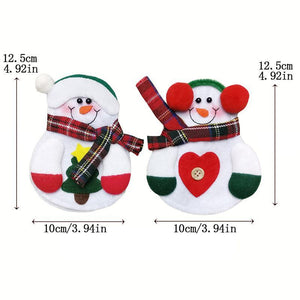 Christmas Kitchen Decorations Cutlery Bags