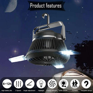 Portable Solar Camping LED Lamp