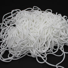 Load image into Gallery viewer, 2.5mm Round Braided Elastic Cord/White Elastic Band - 50 Yard