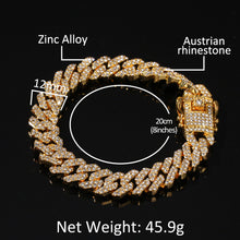 Load image into Gallery viewer, 12MM Miam Cuban Chain Necklace