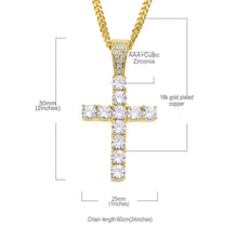 Load image into Gallery viewer, Men&#39;s Cubic Zirconia Tiny Diamond 24 Inches Pendant Necklace