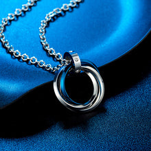 Load image into Gallery viewer, Three Circle Men&#39;s Stainless Steel Necklace