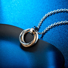 Load image into Gallery viewer, Three Circle Men&#39;s Stainless Steel Necklace