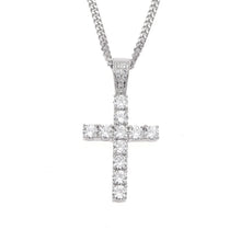 Load image into Gallery viewer, Men&#39;s Cubic Zirconia Tiny Diamond 24 Inches Pendant Necklace