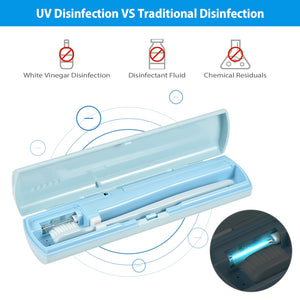 Portable Rechargeable Toothbrush Sanitizer Case