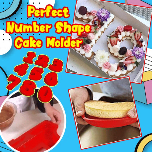 Perfect 0-9 Number Shape Cake Molder