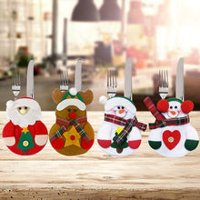 Load image into Gallery viewer, Christmas Kitchen Decorations Cutlery Bags