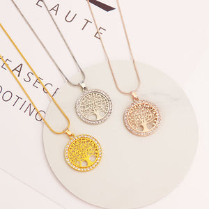 Tree Of Life Necklace & Earrings Set