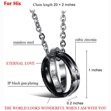 Load image into Gallery viewer, Stainless Steel Matching Necklaces For Couples