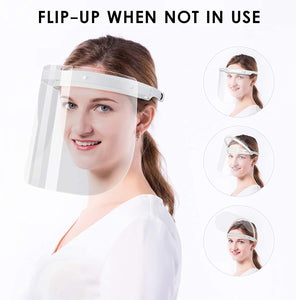 Anti-Fog Lightweight Adjustable Face Shields(2/4/6Pcs)