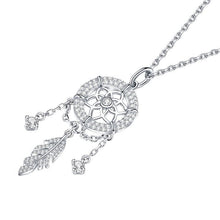 Load image into Gallery viewer, 【Free Shipping】S925 Sterling Silver &quot;Dreamcatcher&quot; Crystal Necklace