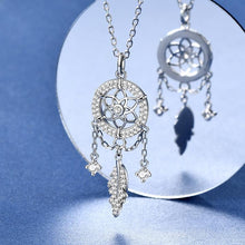 Load image into Gallery viewer, 【Free Shipping】S925 Sterling Silver &quot;Dreamcatcher&quot; Crystal Necklace