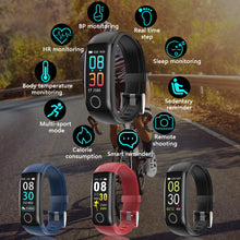 Load image into Gallery viewer, Top Fitness Tracker Body Temperature Smart Watch