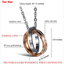 Load image into Gallery viewer, Stainless Steel Matching Necklaces For Couples