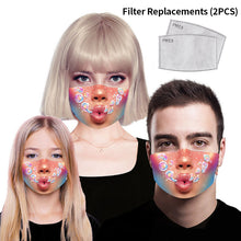 Load image into Gallery viewer, Fashion Cotton Breathable Protective Mask With 2 Filters(For Adult and Child)