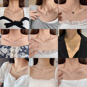 2021 Titanium Steel Gold Chain Necklace For Women Fashion Collar Jewelry