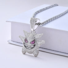 Load image into Gallery viewer, 【Free Shipping】Hip Hop Bling Iced-Out Gengar Pendant Necklace