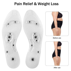 Cuttable Acupressure Magnetic Massage Insoles For Adult