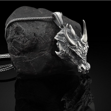 Load image into Gallery viewer, 3D DRAGON HEAD PENDANT