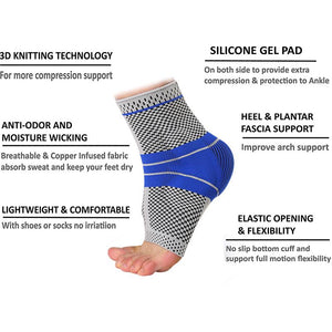 MODERATE - SPORT Ankle Compression Brace With Viscoelastic Pads