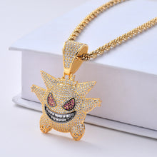 Load image into Gallery viewer, 【Free Shipping】Hip Hop Bling Iced-Out Gengar Pendant Necklace