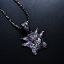 Load image into Gallery viewer, 【Free Shipping】Hip Hop Bling Iced-Out Gengar Pendant Necklace