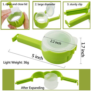 Bag Clips for Food with Pour Spouts(2PCS-6PCS)