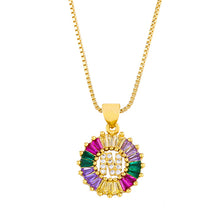 Load image into Gallery viewer, THE BEST GIFT - RAINBOW INITIAL LETTERS PENDANT NECKLACE