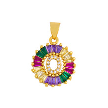 Load image into Gallery viewer, THE BEST GIFT - RAINBOW INITIAL LETTERS PENDANT NECKLACE