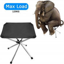 Load image into Gallery viewer, Outdoor Portable Telescopic Stool Stainless Steel Folding Chair