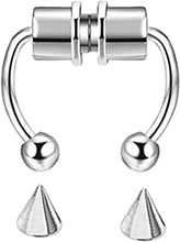 Load image into Gallery viewer, New Magnetic False Nose Ring, Titanium Steel Non-Perforated Nose Ring Nose Jewelry