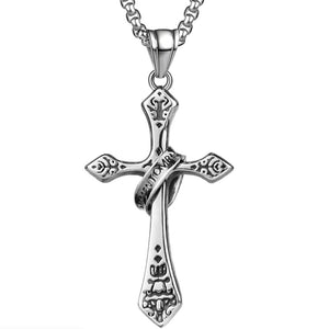 Retro Cross Pendant Necklace for Men