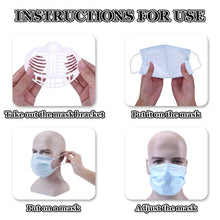 Load image into Gallery viewer, 3D Silicone Mask Bracket For Breathing more Smooth(5PCS)