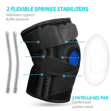 Load image into Gallery viewer, Knee Brace with Side Stabilizers &amp; Patella Gel Pads For Men &amp; Women