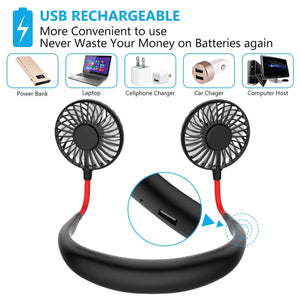 Portable Hanging Neck Fan