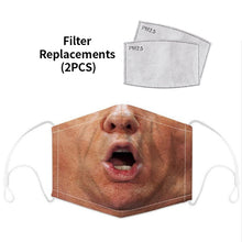 Load image into Gallery viewer, Fashion Cotton Breathable Protective Mask With 2 Filters(For Adult and Child)