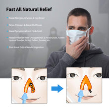 Load image into Gallery viewer, Sinus Rinse Nasal Wash Bottle BPA Free(300ml with 10 Wash Salt Packets)