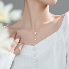 Load image into Gallery viewer, Cute Crystal Cherry Blossom Necklace For Women And Girls