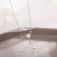 Load image into Gallery viewer, Cute Crystal Cherry Blossom Necklace For Women And Girls