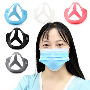 New Silicone Benz Design Mask Bracket Not Fall Off&Breathing Smoothly(3PCS)