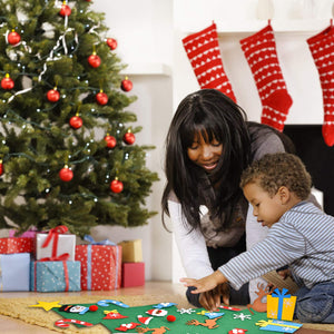 DIY Christmas Tree With Ornaments For Children