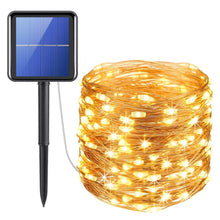 Load image into Gallery viewer, 8 Modes Solar Decorative String Lights for Outdoor, Wedding, Party