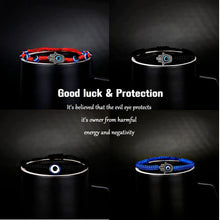 Load image into Gallery viewer, 7 PCS Evil Eye Braided Adjustable Bracelet