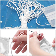 Load image into Gallery viewer, 3.5mm Flat Elastic Mask Strap String/Soft EarTie Rope(50 yards)