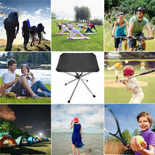 Load image into Gallery viewer, Outdoor Portable Telescopic Stool Stainless Steel Folding Chair