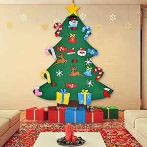 DIY Christmas Tree With Ornaments For Children