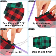 Load image into Gallery viewer, 4 Sizes, Face Covering DIY Sewing Template Kit